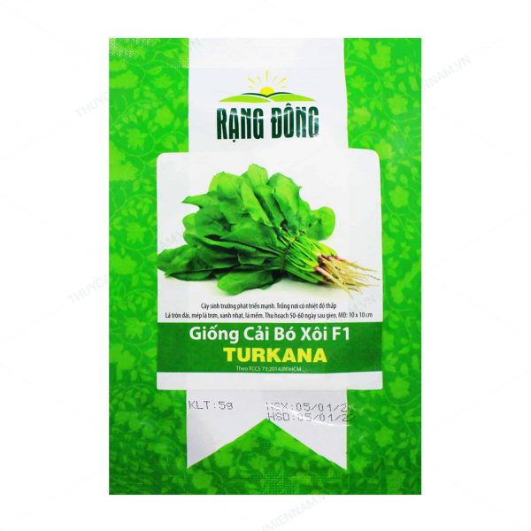 Hat giong cai bo xoi F1 Turkana Rang Dong