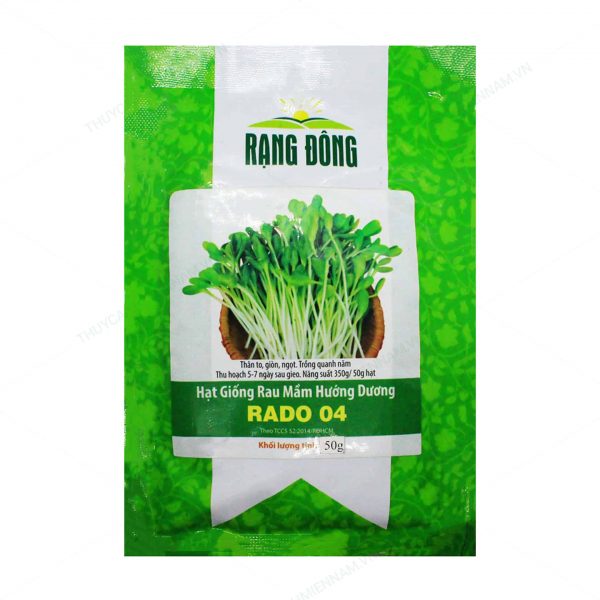 Hat giong rau mam huong duong RADO 04
