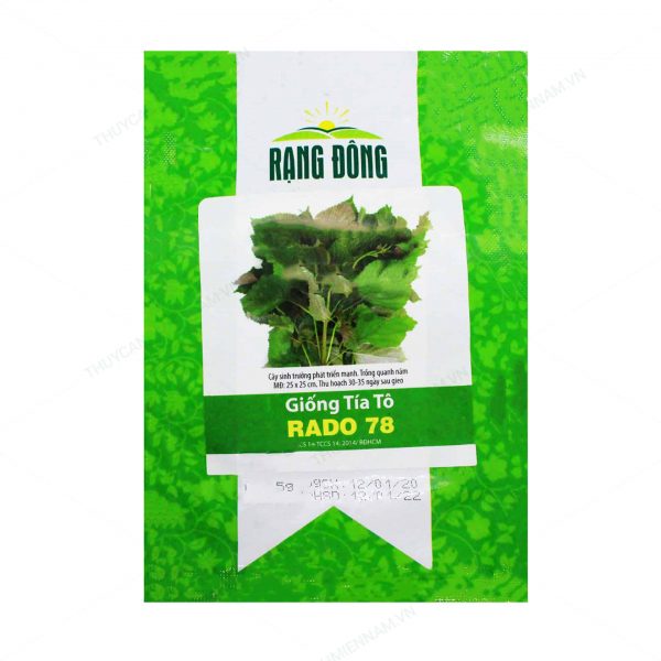 Hat giong rau tia to RADO 78