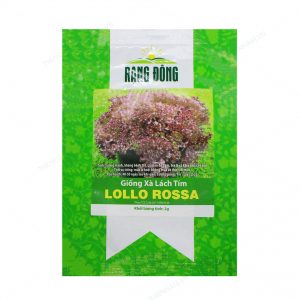 Hat giong xa lach tim LOLLO ROSSA Rang Dong