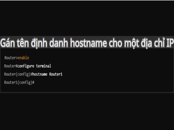 Asignar un nombre de host (hostname) a una dirección IP
