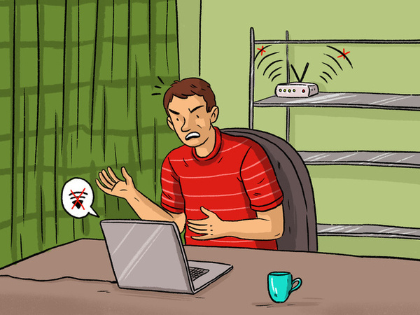 Router menyiarkan dengan buruk karena cuaca buruk