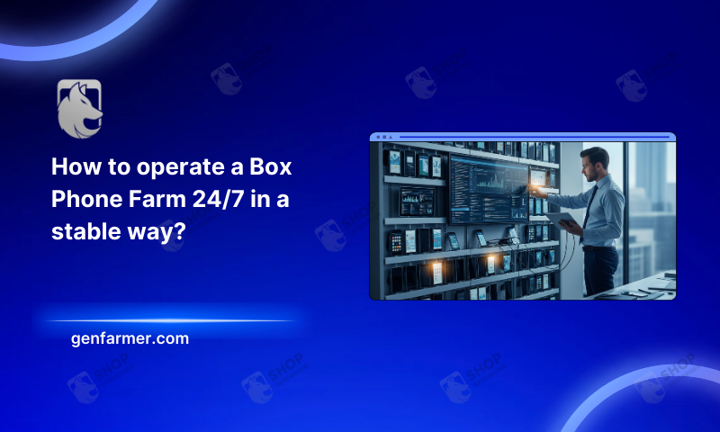 operate a Box Phone Farm 24/7