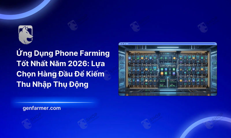 Ứng Dụng Phone Farming Tốt Nhất Năm 2026: Lựa Chọn Hàng Đầu Để Kiếm Thu Nhập Thụ Động