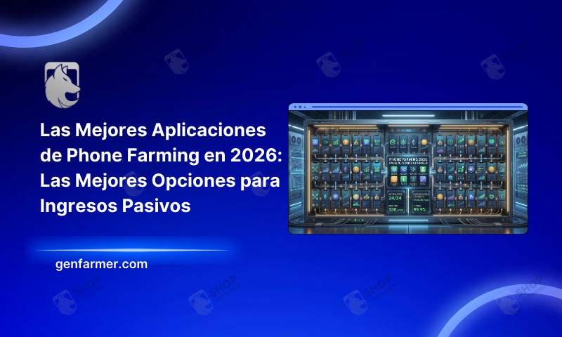 Las Mejores Aplicaciones de Phone Farming en 2026: Las Mejores Opciones para Ingresos Pasivos