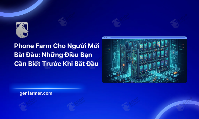 Phone Farm Cho Người Mới Bắt Đầu: Những Điều Bạn Cần Biết Trước Khi Bắt Đầu