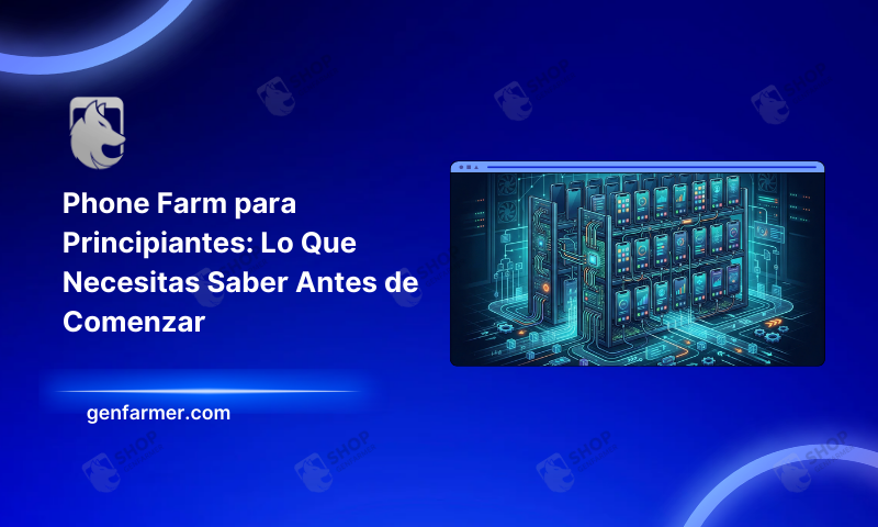 Phone Farm para Principiantes: Lo Que Necesitas Saber Antes de Comenzar