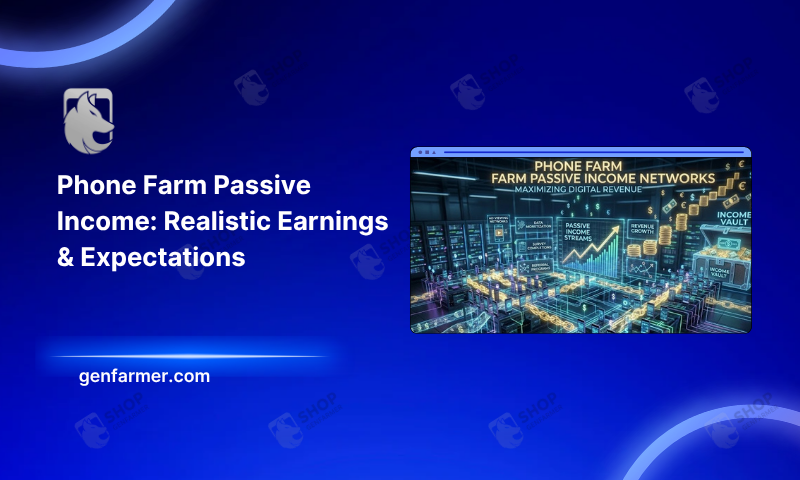 Phone Farm Passive Income: Realistic Earnings & Expectations