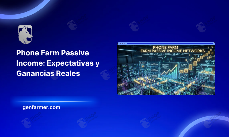 Phone Farm Passive Income: Expectativas y Ganancias Reales