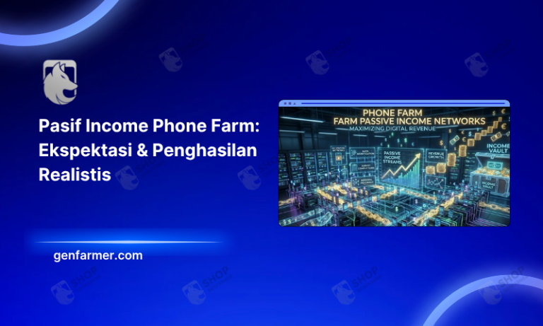 Pasif Income Phone Farm: Ekspektasi & Penghasilan Realistis