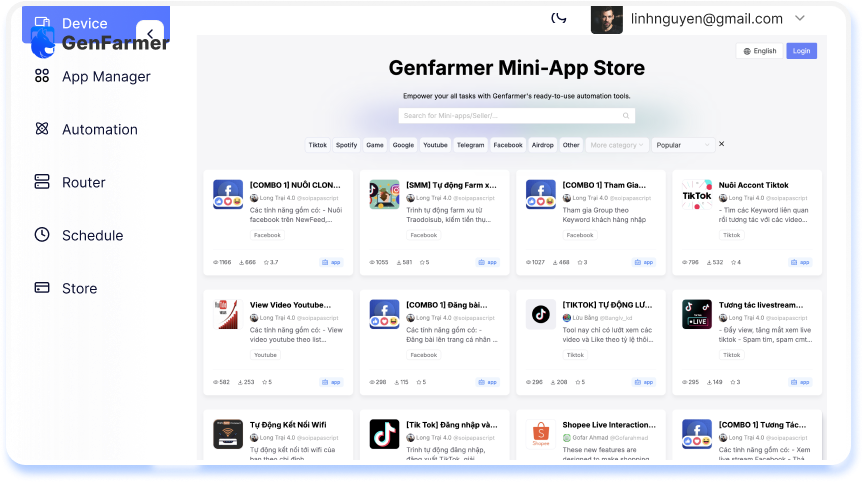 store mini app