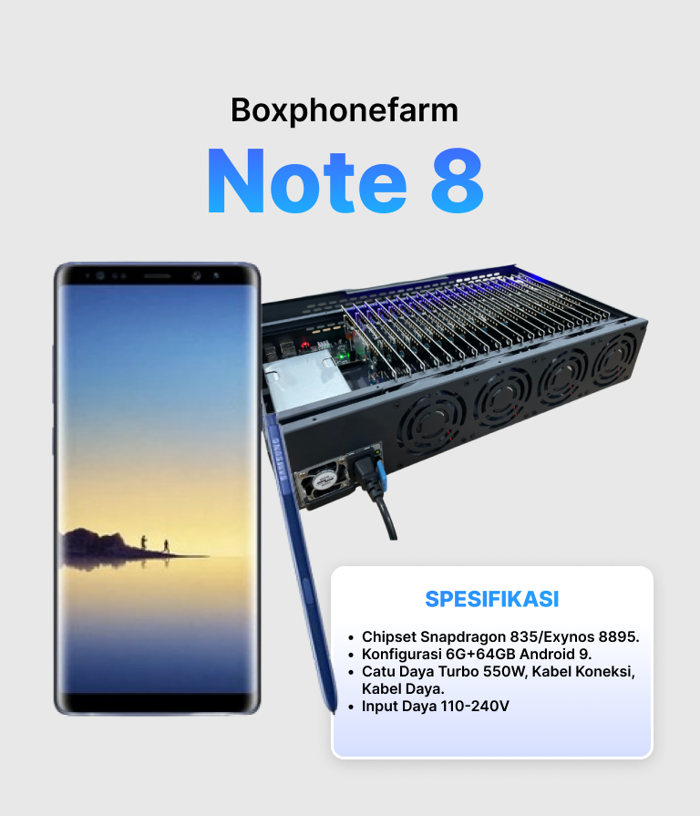 Box Phone Farm Note 8 6/64GB | Port USB + LAN/OTG | PCB Hitam 1 Box Phone Farm Note 8 6/64GB | Port USB + LAN/OTG | PCB Hitam
