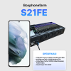 Box Phone Farm S21 FE 6/128GB | Port USB + LAN/OTG | PCB Hitam 16 Frame 111