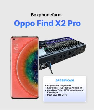 Box Phone Farm Oppo Find X2 Pro 12/256GB Port USB + LAN/OTG