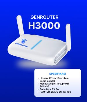 GENROUTER PERANGKAT KONEKSI PROXY UNTUK IOS, BOXPHONE, ANDROID | MAKSIMAL 30 PERANGKAT