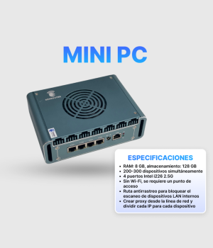 Mini PC Router: Cambiador de IP/Proxy para Boxphone LAN, OTG e iOS | Soporta hasta 200-300 Dispositivos