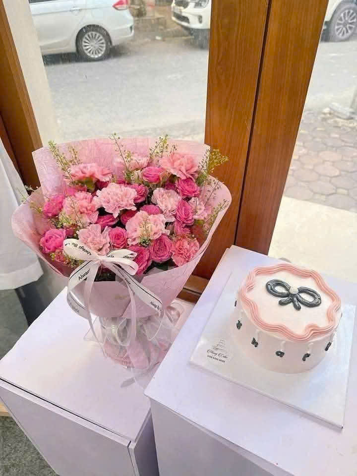 Combo bánh và hoa 025
