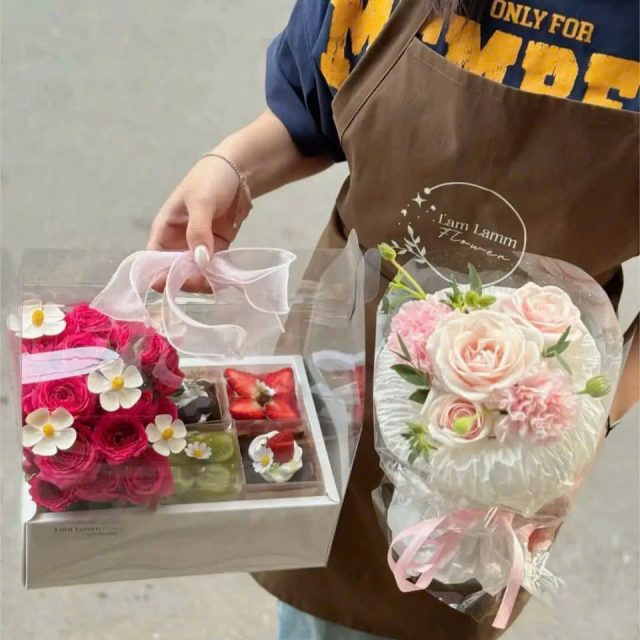 Combo bánh và hoa 035